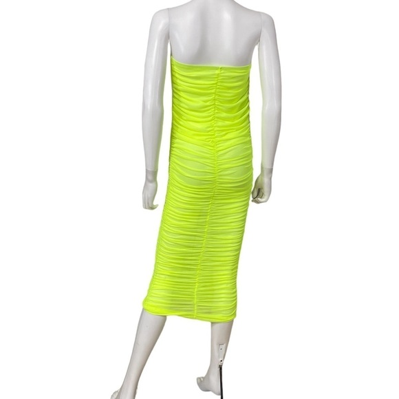 Ruched Detailed Neon Tube Dress See Through
New - Picture 5 of 7